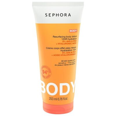 Creme Corporal Sephora Collection Resurfacing com AHA + PHA